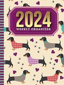 2024 Weekly Organizer with Notes and Habit Tracker