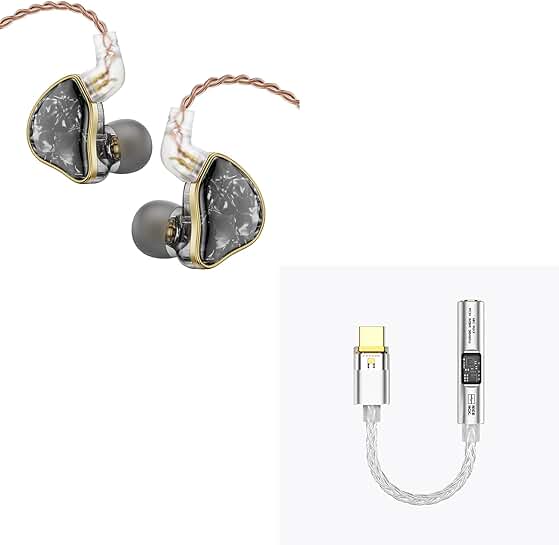 Earphones and USB-C to 3.5mm Adapter