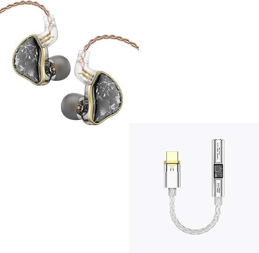 Earphones and USB-C to 3.5mm Adapter