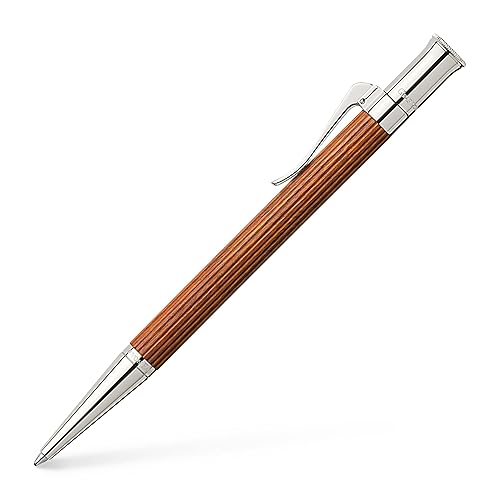 Classic Platinum Plated Ballpoint Pen in Pernambuco