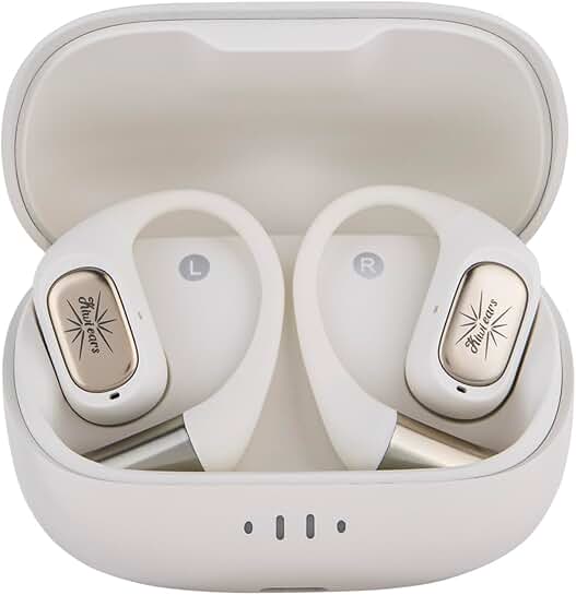 Wireless Open Ear Earbuds with ANC and 200H Playtime