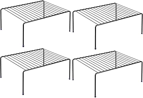 Set of 4 Medium Steel Kitchen Storage Shelves