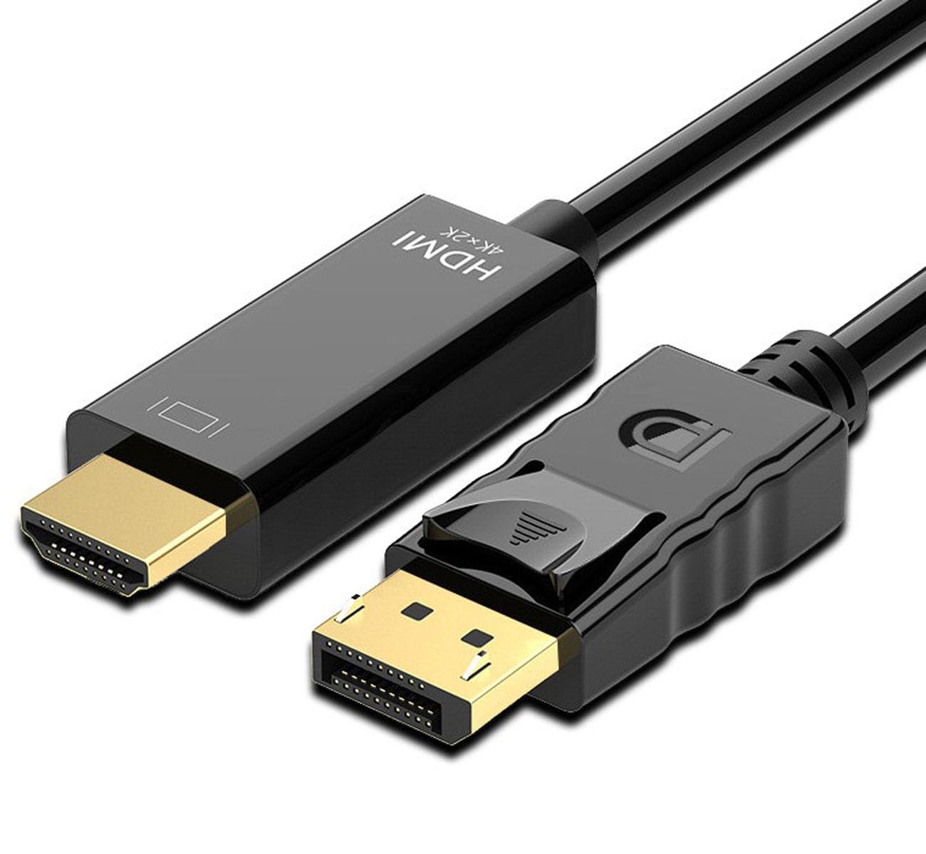 DisplayPort to HDMI Cable, 6 Feet, 4K@30Hz, Full HD