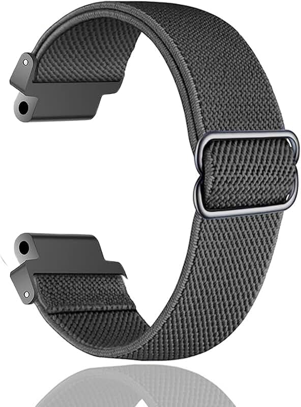 Adjustable Stretchy Nylon Sport Strap for Smartwatch