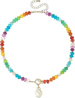 Beaded Gemstone Necklace for Women