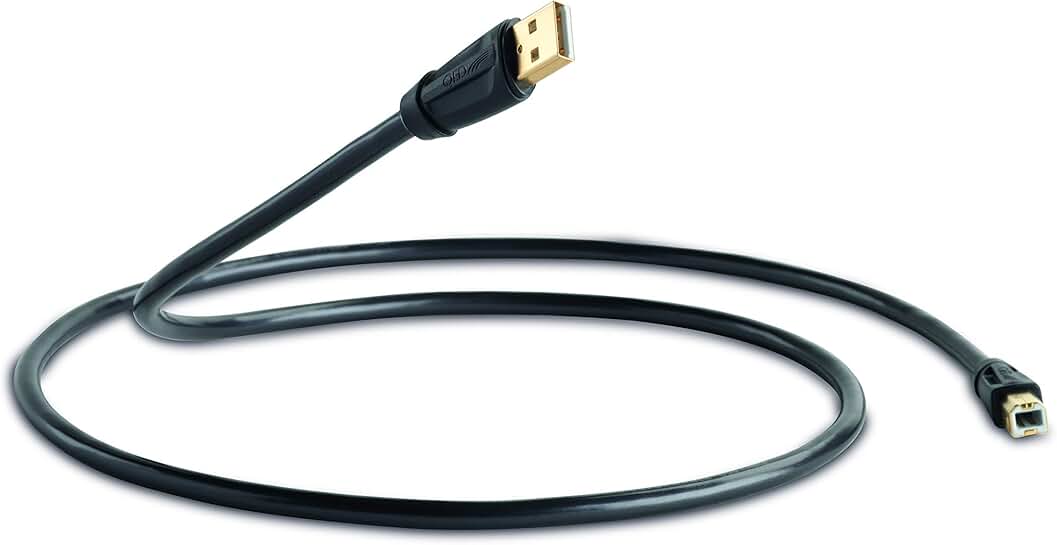 3-meter USB A to B cable in graphite