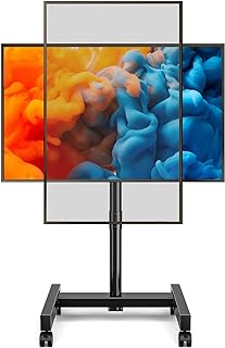 Mobile TV Cart for 13-50 inch Screens with Adjustable Height