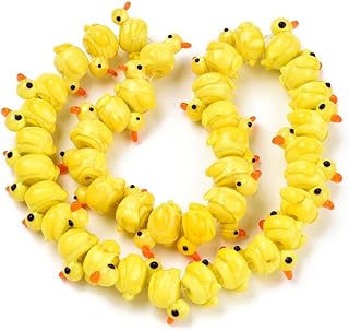 40 Pcs Glass Animal Beads for Jewelry Making