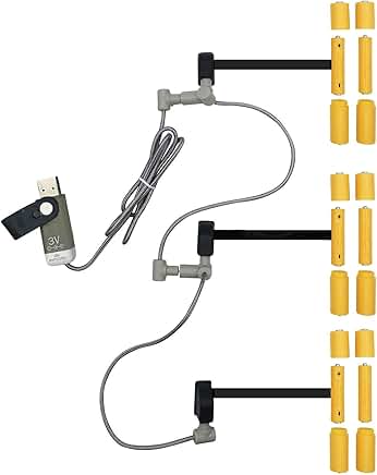 6 Battery Kit with USB for AAA and AA Devices