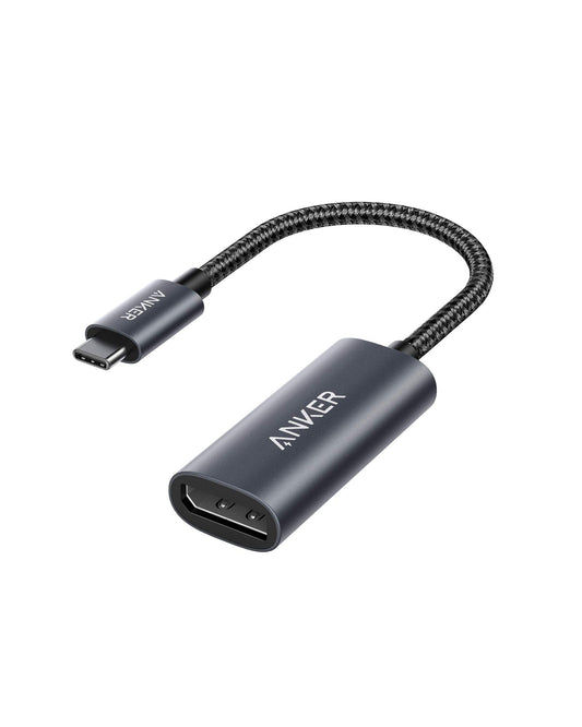 USB C to DisplayPort Adapter for 4K@60Hz, Aluminum Portable Adapter