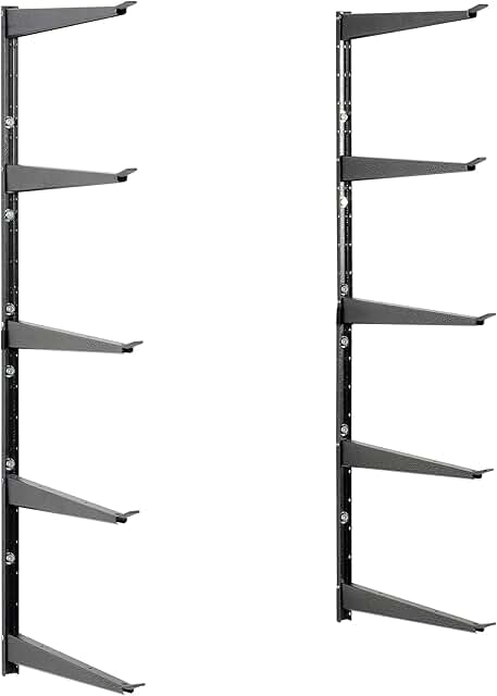 Heavy Duty Lumber Storage Rack with Adjustable Arms