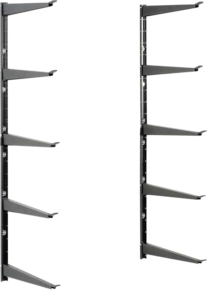 Heavy Duty Lumber Storage Rack with Adjustable Arms