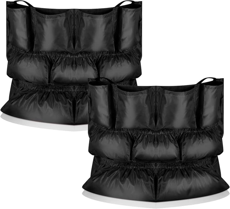 2-Pack Trash Can Caddy for 32-50 Gallon Bins