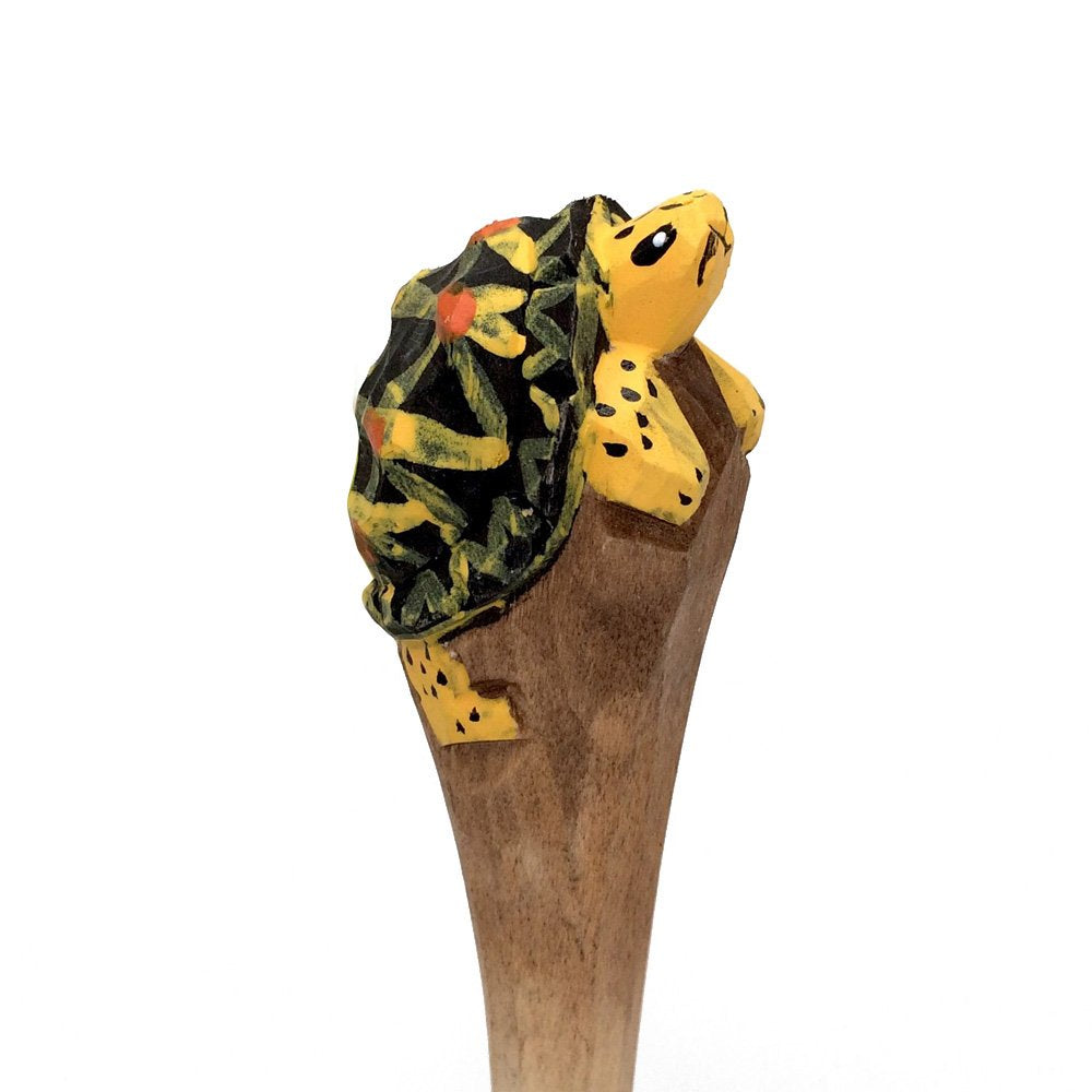 7-inch Wooden Turtle Carving Ballpoint Pen