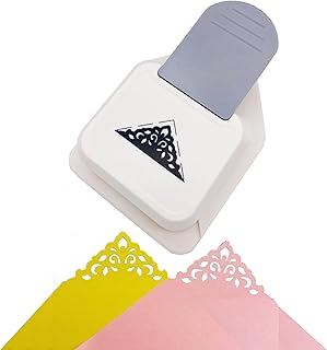 Large Triangular Flower Corner Punch for Crafts