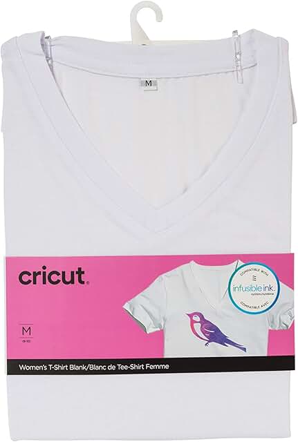 Women's V-Neck Blank T-Shirt for DIY Customization