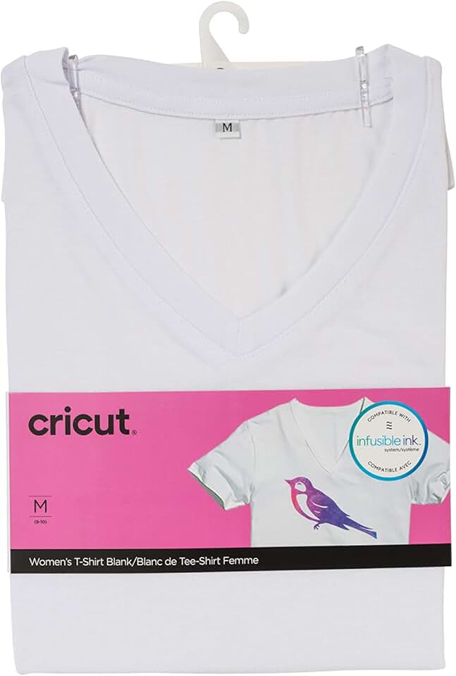 Women's V-Neck Blank T-Shirt for DIY Customization