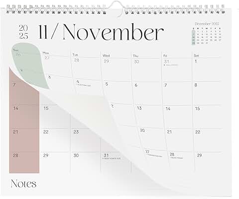 Vibrant Arc Horizontal Wall Calendar 2026-2027