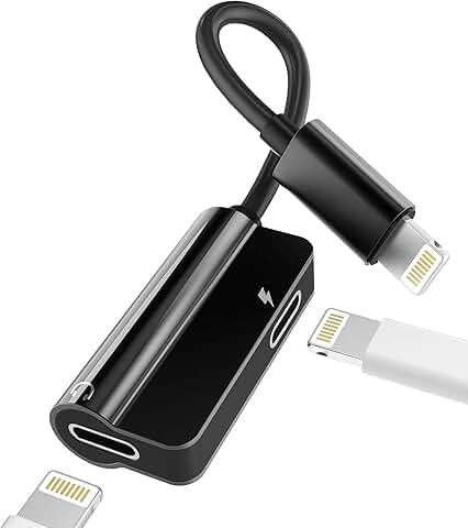Dual Lightning Adapter for Audio and Charging