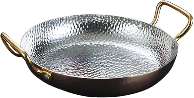 Double Pan Stainless Steel Cooking Pot for Paella and Stew
