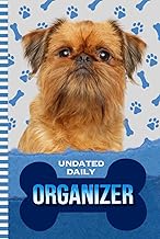 Daily Organizer with Blue Paw Print Cover