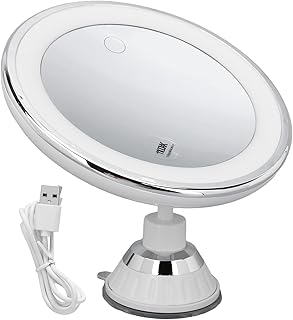 10X Lighted Makeup Mirror with Lights and Rotation