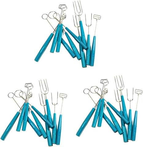 Set of three stainless steel kitchen utensils