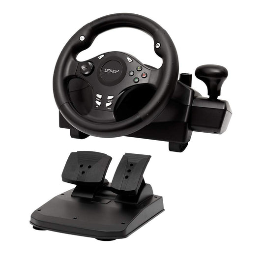 Gaming Racing Wheel for Xbox One and PC with Pedals