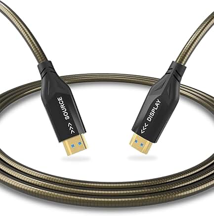 8K Fibre Optic Outdoor HDMI 2.1 Cable 33ft