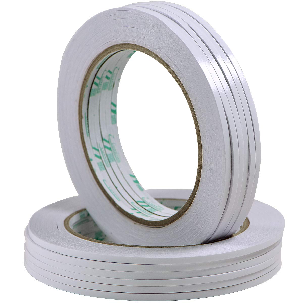 Double Sided Tape, 12 Rolls, 300 Yards for Crafts and Office