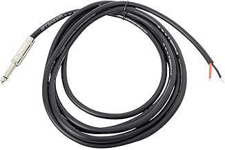 10-foot 1/4" TS to Bare Wire Speaker Cable