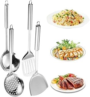 Titanium Cooking Spatula Set with Long Handles