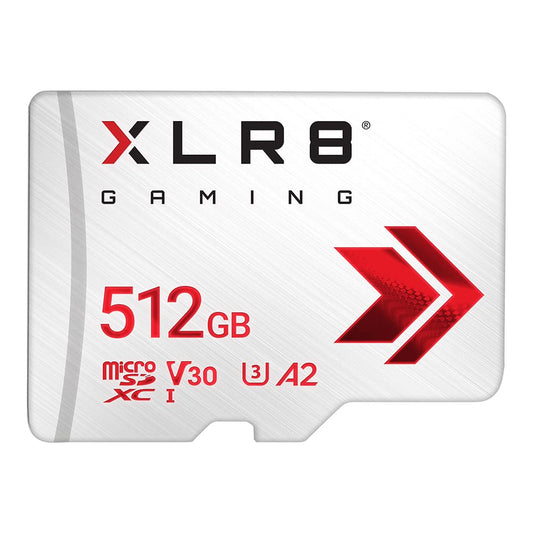 XLR8 512GB MicroSDXC Card for Gaming, Class 10, U3, V30