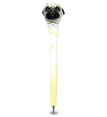 Cute Pug Dog Novelty Pen for Kids and Adults