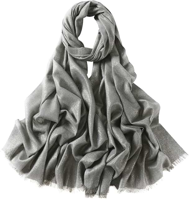 Sparkly Glitter Hijab Scarf for Women