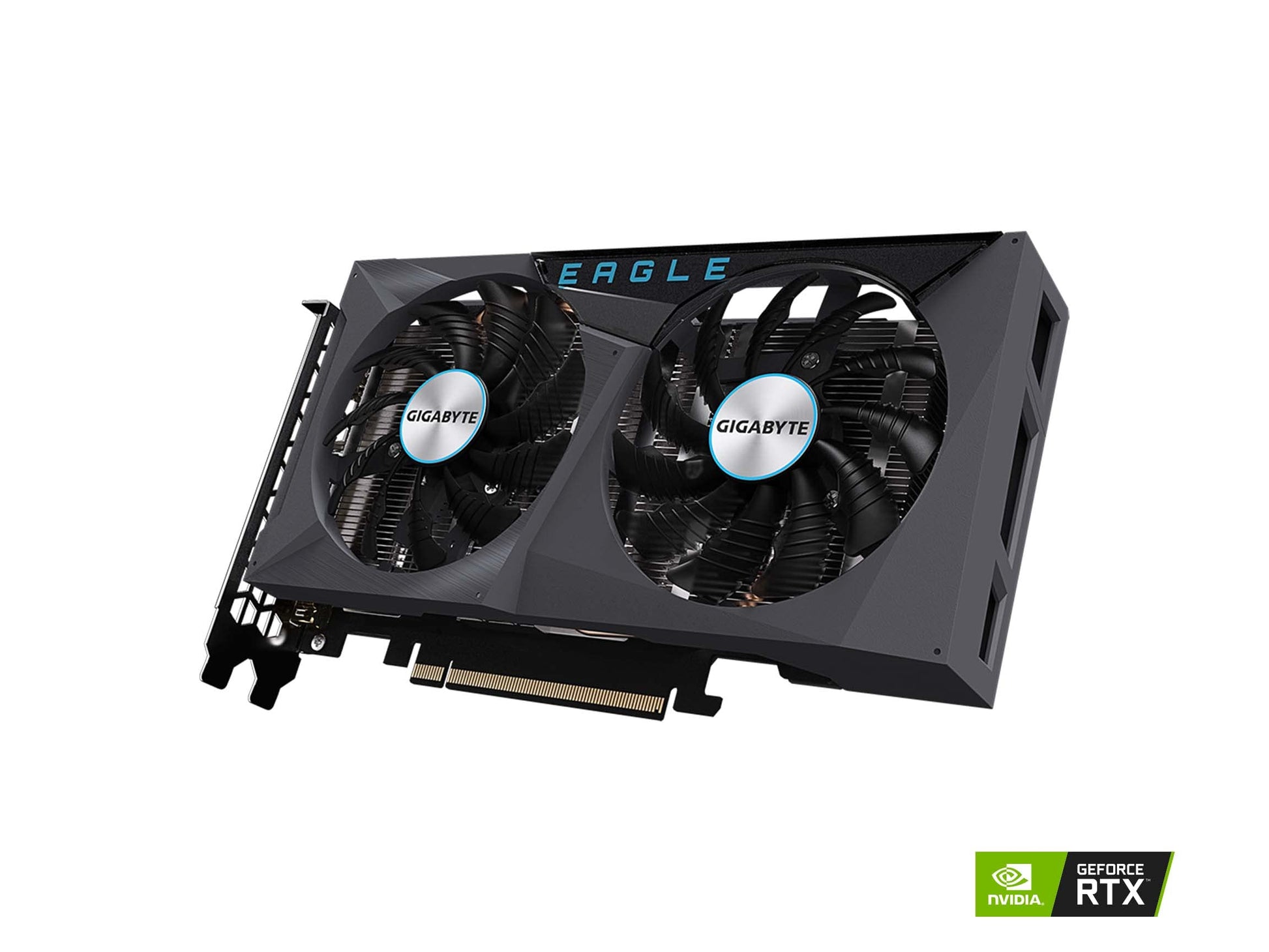 GeForce RTX 3050 Eagle OC 8G Graphics Card, 2X WINDFORCE Fans, 8GB GDDR6 128-bit GDDR6, GV-N3050EAGLE OC-8GD Video Card