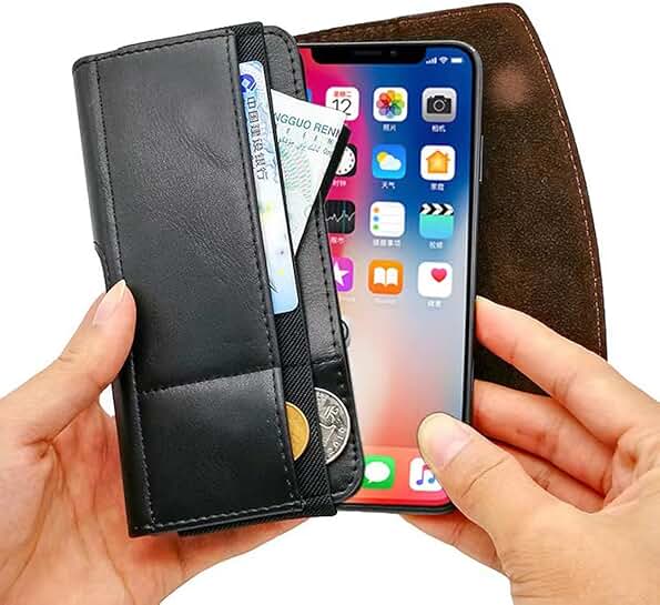 PU Leather Holster and Belt Case with Card Holder for Vortex ZG65