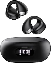 Open Ear Bluetooth Headphones with LED Display and 30H Playtime