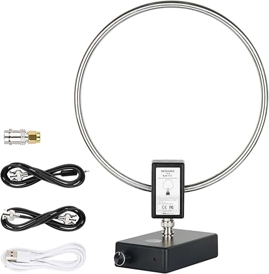 Small portable loop antenna for shortwave and radio reception