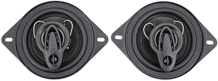 3.5-inch 3-Way Car Speakers with Rich Bass