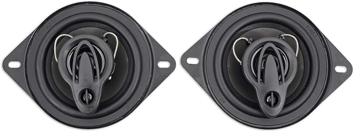 3.5-inch 3-Way Car Speakers with Rich Bass