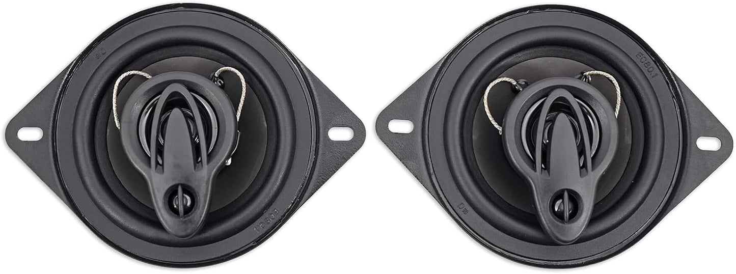 3.5-inch 3-Way Car Speakers with Rich Bass