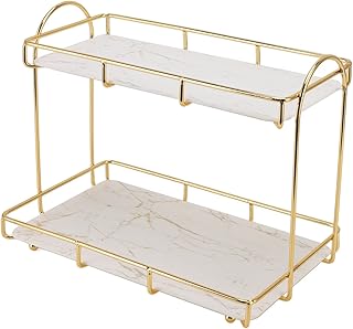 Two-Tier Bathroom and Kitchen Storage Shelf