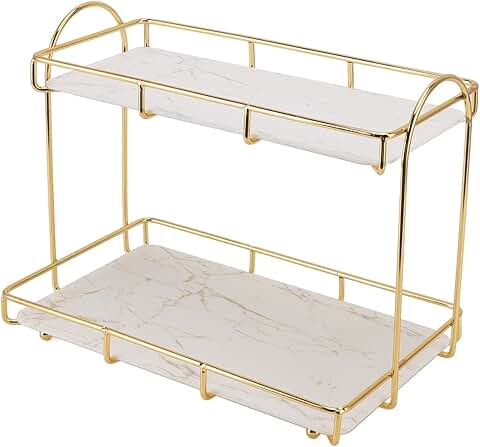 Two-Tier Bathroom and Kitchen Storage Shelf