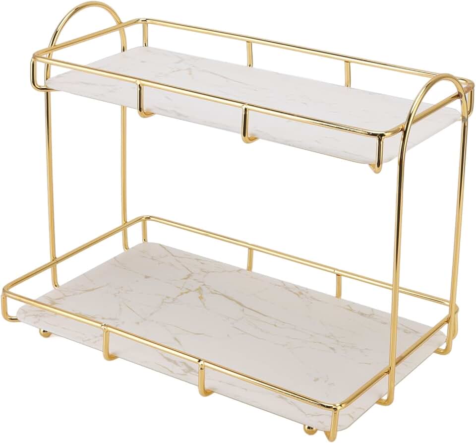 Two-Tier Bathroom and Kitchen Storage Shelf