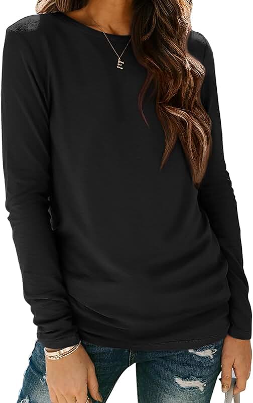 Women's Long Sleeve Casual Shirt for Fall and Spring