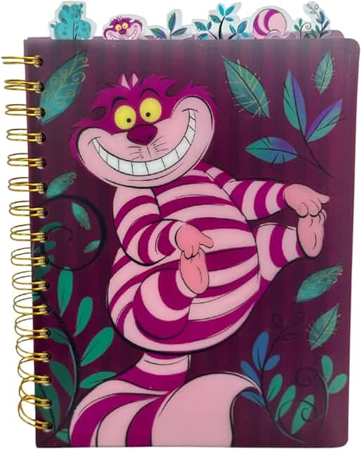 Cheshire Cat Notebook with 144 Lined Pages