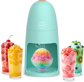 Electric Ice Shaver with Adjustable Blades