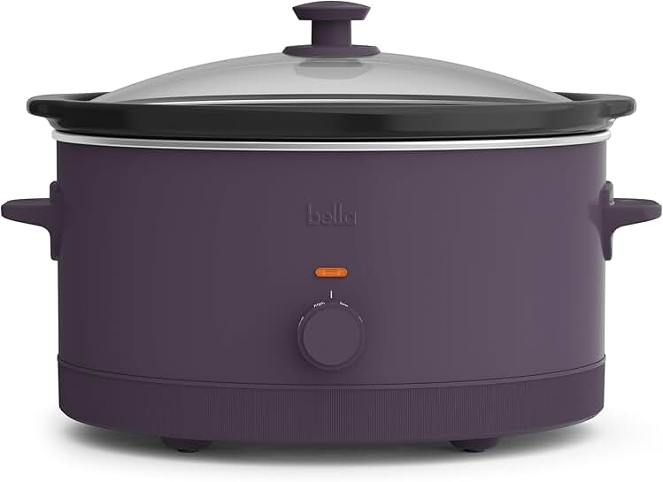 6 Quart Manual Slow Cooker with Nonstick Pot