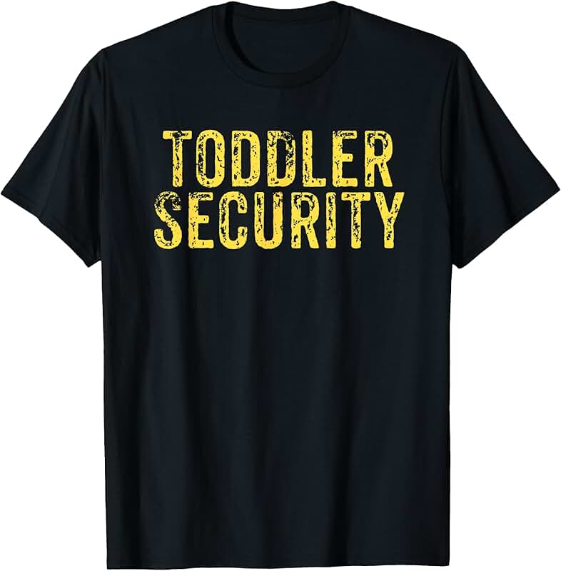 Toddler Daycare Security Bodyguard T-Shirt